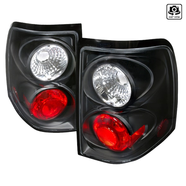 Spec-D Tuning 02-05 Ford Explorer Altezza Tail Light Black LT-EPOR02JM-TM - main